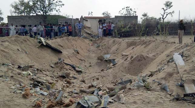 রাজস্থানে ভেঙে পড়ল বায়ুসেনার সুখোই বিমান