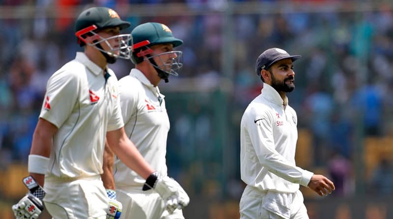 স্কোরবোর্ডে রান বাড়াচ্ছে অস্ট্রেলিয়া, চাপে বিরাটবাহিনী