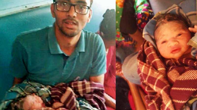 হোয়াটসঅ্যাপের সাহায্যে চলন্ত ট্রেনে মহিলার প্রসব করিয়ে নজির হবু ডাক্তারের