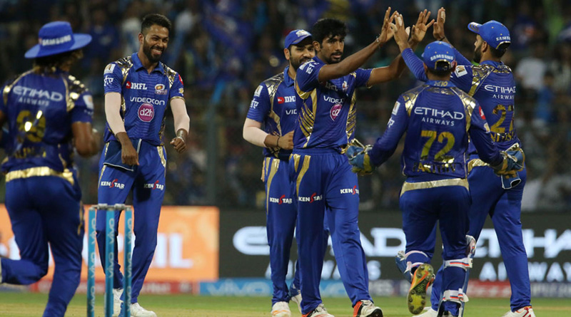 রুদ্ধশ্বাস ম্যাচে নাইটদের ধরাশায়ী করল মুম্বই ইন্ডিয়ান্স