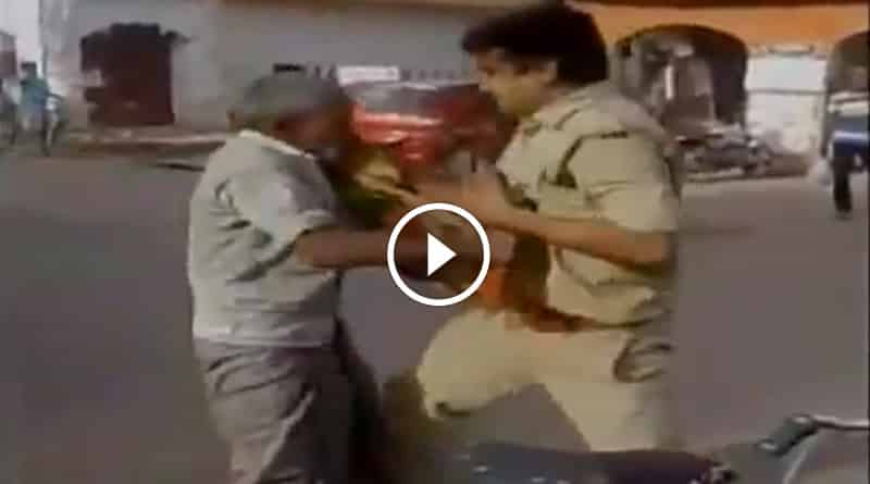 Railway police thrash rickshaw puller brutally in Lucknow, Video goes viral