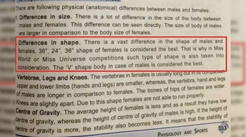 CBSE Class 12 Textbook Says 36-24-36 Is The Best Figure For Females
