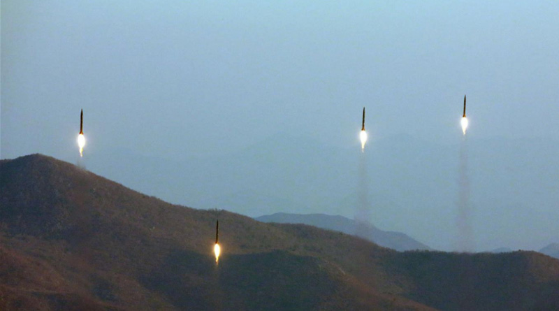 North Korea fired missile at Russia