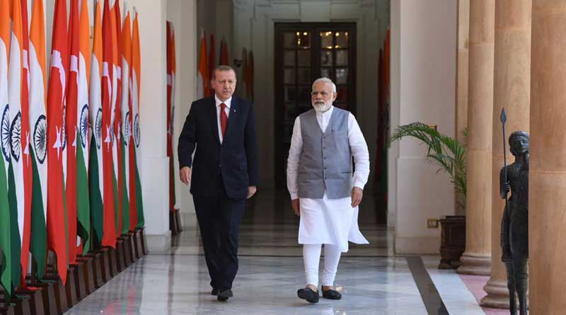 Turkish President Erdogan urges India-Pak to solve Kashmir issue via dialogue 