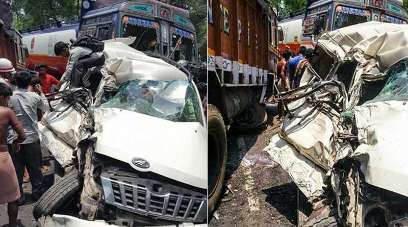 মন্দারমণি যাওয়ার পথে মৃত্যু আয়কর দপ্তরের আধিকারিকের, আহত ৫