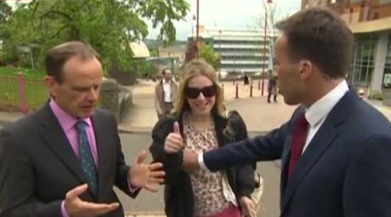 BBC Journo snubbed on air for accidentally touching Woman's Private parts