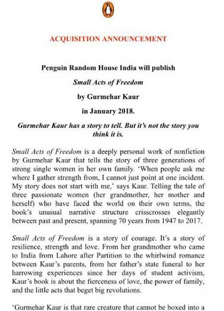 gurmehar-book