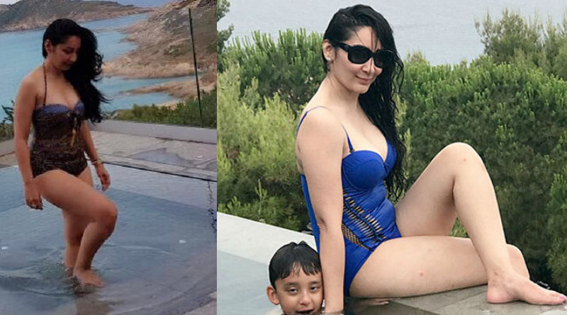 Sanjay Dutt's wife Maanayata looks sizzling in hot swimsuit
