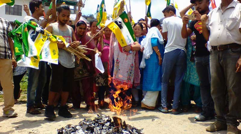 Darjeeling Unrest: Morcha torches GTA agreement 
