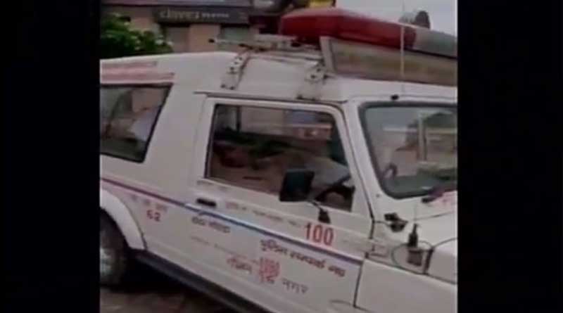 UP Cops caught napping inside police van, video goes viral  