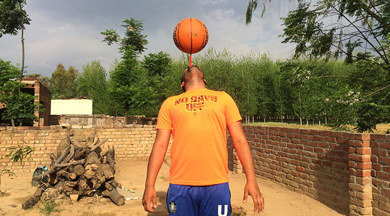 Punjab man sets Guinness record by spinning basketball on toothbrush  