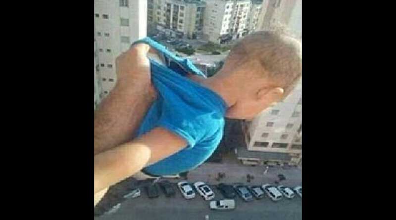 Facebook maniac Algerian man dangles toddler from 15-storey window for 1000 likes