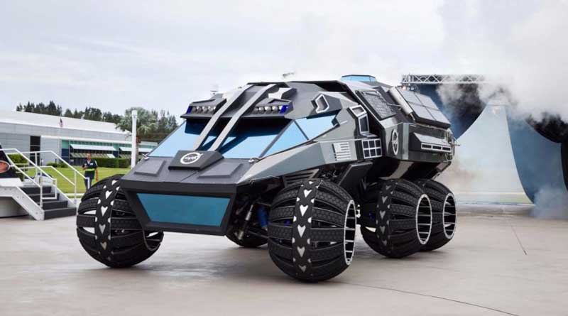 NASA Unveils Futuristic Mars Rover Concept Vehicle 