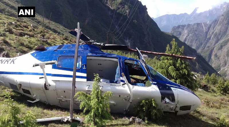 Crew member dead as chopper crashes in Badrinath