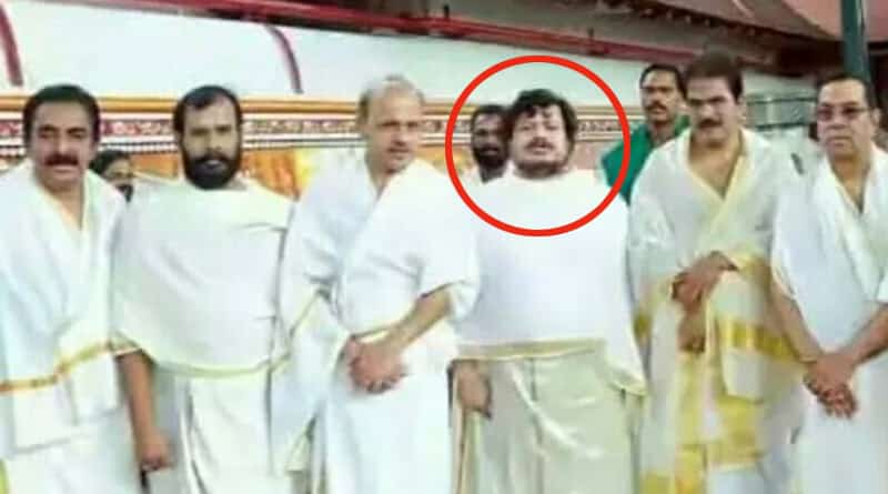 ফাঁড়া কাটাতে দেবতার দ্বারস্থ কমিউনিস্ট ঋতব্রত, ভাইরাল ছবি