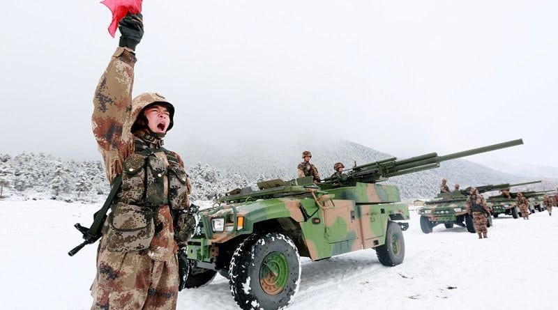 Chinese army holds live-fire drill in Tibet 