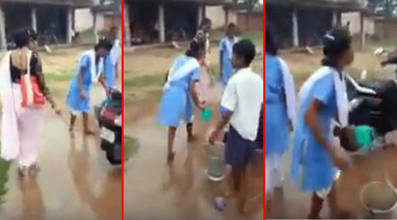 ওড়িশায় পড়ুয়াদের দিয়ে নিজের স্কুটার ধোয়ালেন শিক্ষিকা, ভাইরাল ভিডিও