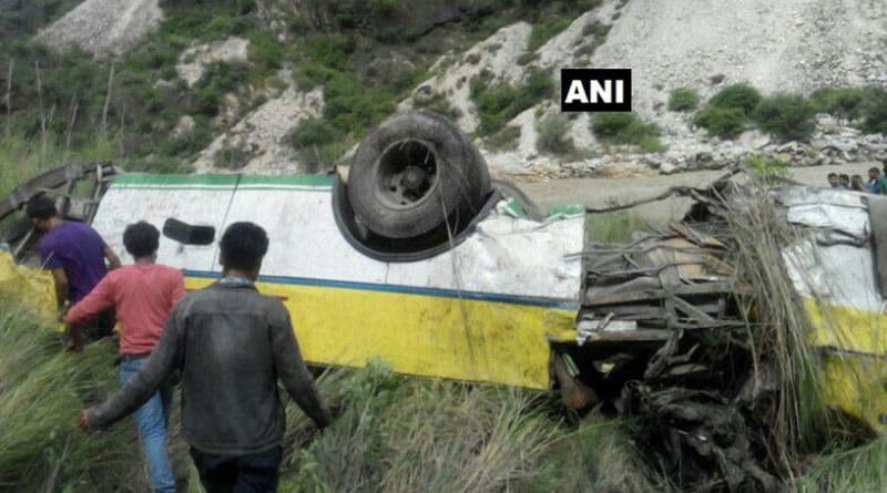 Himachal Pradesh: 20 killed as bus plunges into gorge 