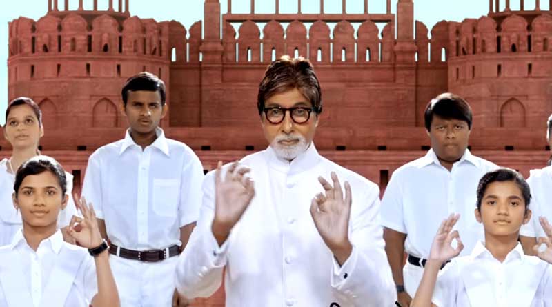 Amitabh Bachchan joins differently abled children for National Anthem video in sign language