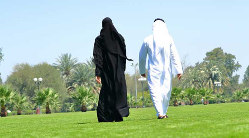 Saudi man divorces wife for walking ahead