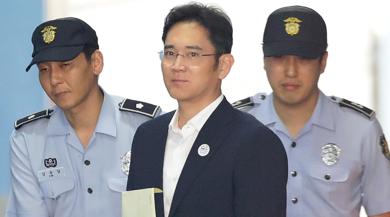 Samsung heir Lee Jae-yong found guilty of corruption, sentenced to five years in prison