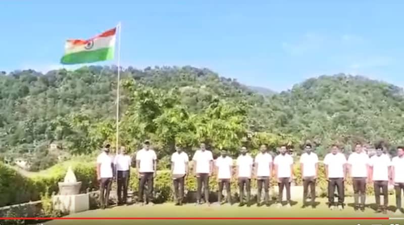 Indian Cricekt Team celebrates 71st Independence Day
