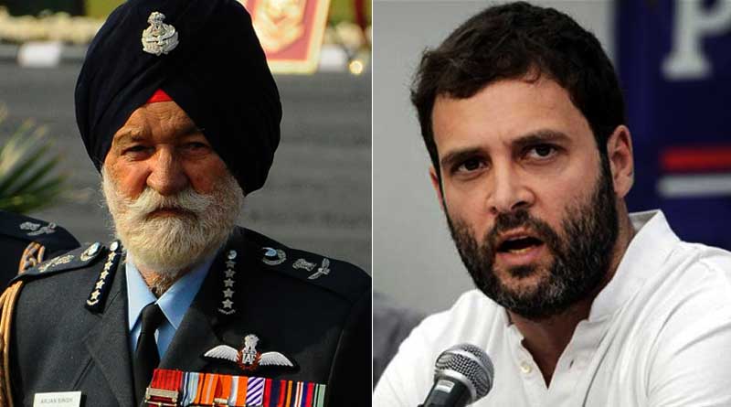 Rahul Gandhi terms Marshal of IAF Arjan Singh Air Marshal