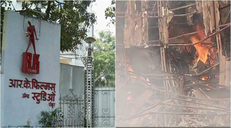 বিপর্যয়ের ধাক্কায় মাটিতে ঐতিহ্য, ভস্মীভূত আর কে স্টুডিওর সেট