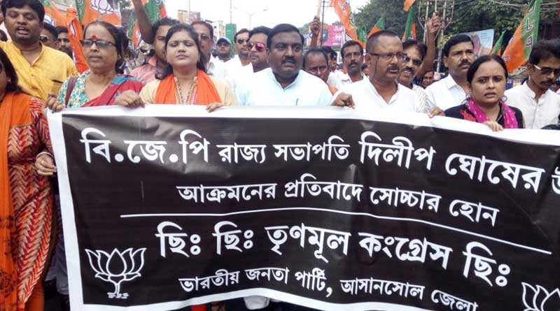 ‘মেরে তৃণমূলের হাত ভেঙে দিন’, বিতর্কিত মন্তব্য  বিজেপি নেতার