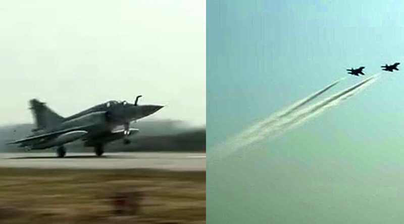 জরুরি অবতরণের মহড়া, বায়ুসেনার সুখোই-মিরাজ দেখতে ভিড় বাসিন্দাদের