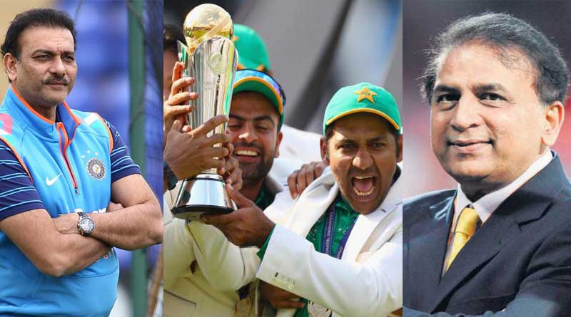 পাকিস্তানের চ্যাম্পিয়ন্স ট্রফি জয়ের অন্যতম কাণ্ডারী রবি শাস্ত্রী ও সানি!