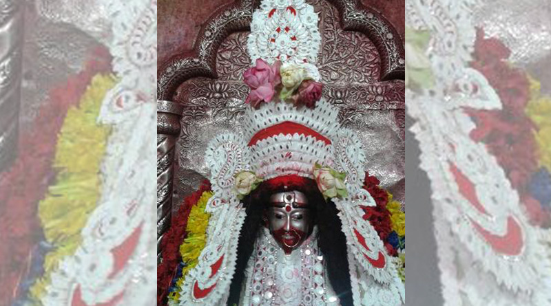 ডাকের সাজে মাকে সাজিয়ে জগদ্ধাত্রী আরাধনা তারাপীঠে