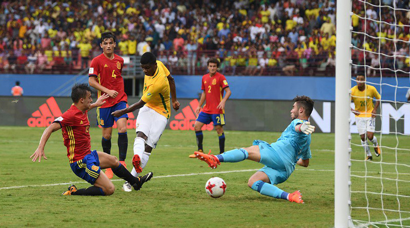 Fifa u17 WC: Brazil beats Spain by 2-1
