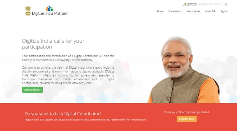 Participate in ‘Digital India’, earn from home, urges Modi Govt