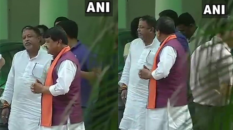 Mukul Roy meets BJP in-charge of West Bengal Kailash Vijayvargiya in Delhi