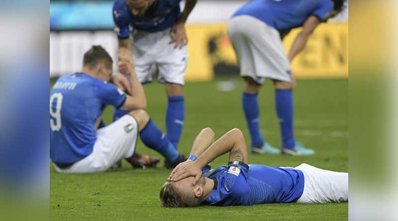 Italy will miss the World Cup for the first time since 1958