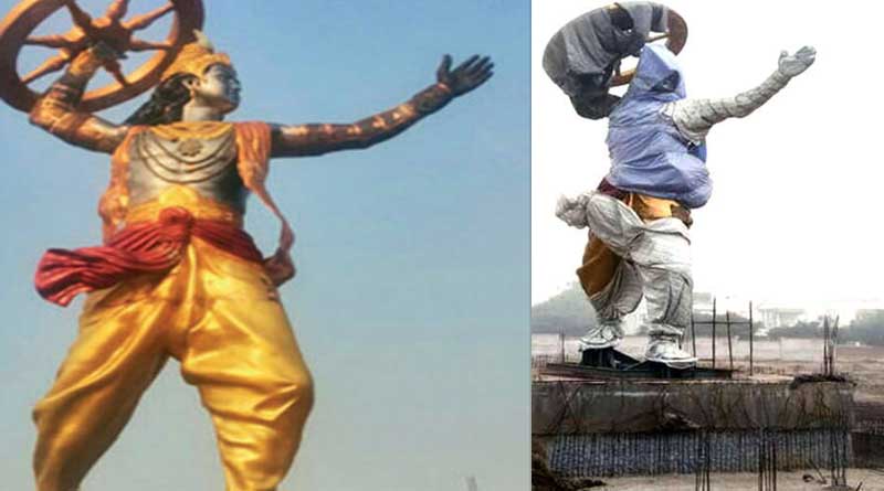 যোগীর রামমূর্তির জবাব, সুউচ্চ কৃষ্ণমূর্তি বানাচ্ছেন অখিলেশ