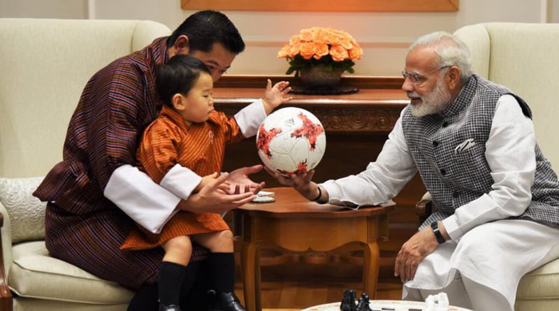 Spotlight On Bhutan's Little Prince On His First Visit To India