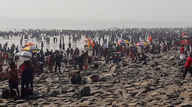 বড়দিনে দিঘায় জনজোয়ার, আনন্দে মাতোয়ারা পর্যটকরা