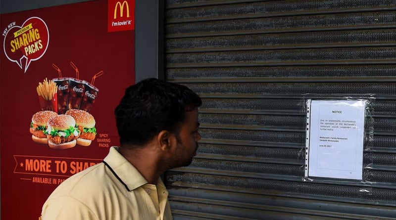 Dispute shuts McDonald's outlets in India