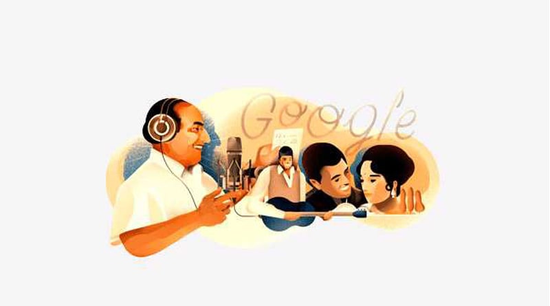 Google Celebrates Singing Legend Mohammed Rafi's Birthday With A Doodle
