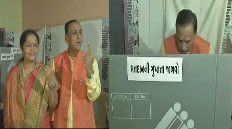 গুজরাটে প্রথম দফার ভোটগ্রহণ চলছে, অগ্নিপরীক্ষা মুখ্যমন্ত্রী বিজয় রূপানির