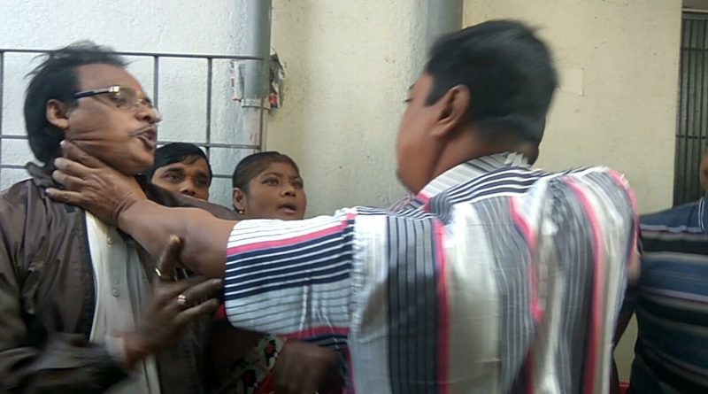 BJP workers clash with each-other in party meeting at Basirhat