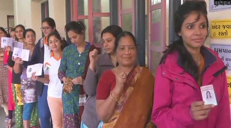Pink booth designed for women to cast vote in Bihar's Gaya