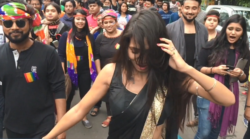 শহরে মিছিলে শামিল রূপান্তরকামী-সমকামীরা