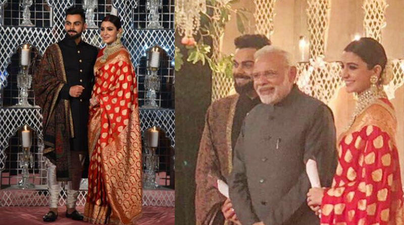 বিরুষ্কার রিসেপশনে চাঁদের হাট, নবদম্পতিকে আশীর্বাদ প্রধানমন্ত্রীর