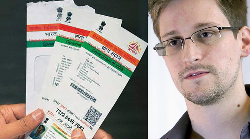 Put Aadhaar authority behind bars, says Edward Snowden