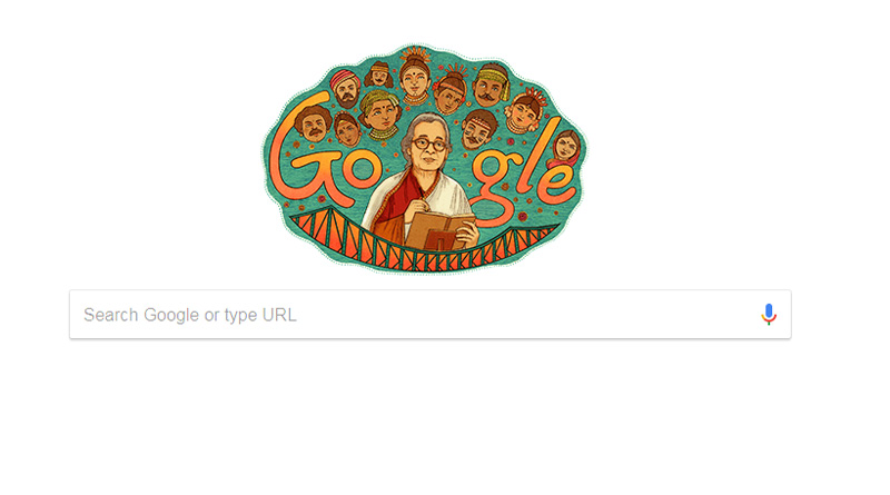 Google Pays Tribute To Mahasweta Devi in Doodle