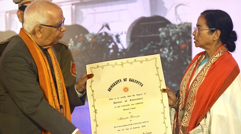 Calcutta University honours Mamata Banerjee with D.Litt degree