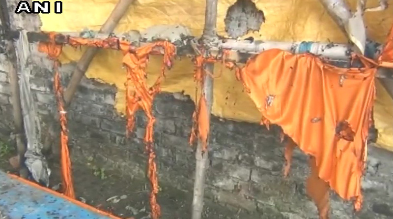হাওড়ায় দুষ্কৃতীদের তাণ্ডব, গুঁড়িয়ে দেওয়া হল সরস্বতী প্রতিমা ও মণ্ডপ